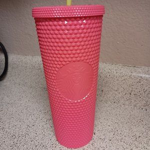 Studded Dargonfruit Venti Starbucks Tumbler